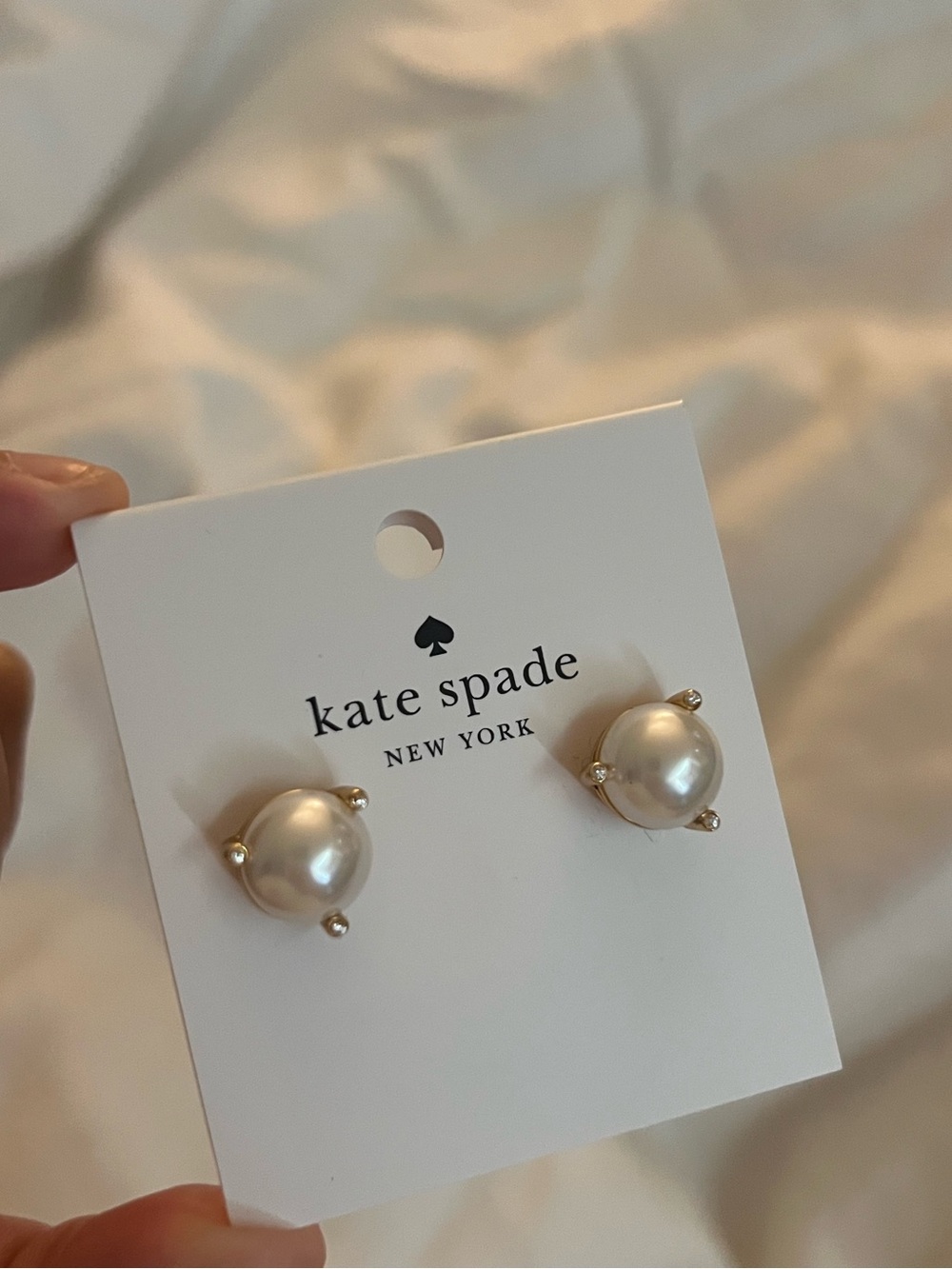 kate spade Pearl Earrings